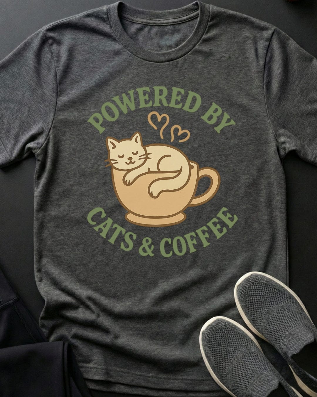 Cats & Coffee Tee