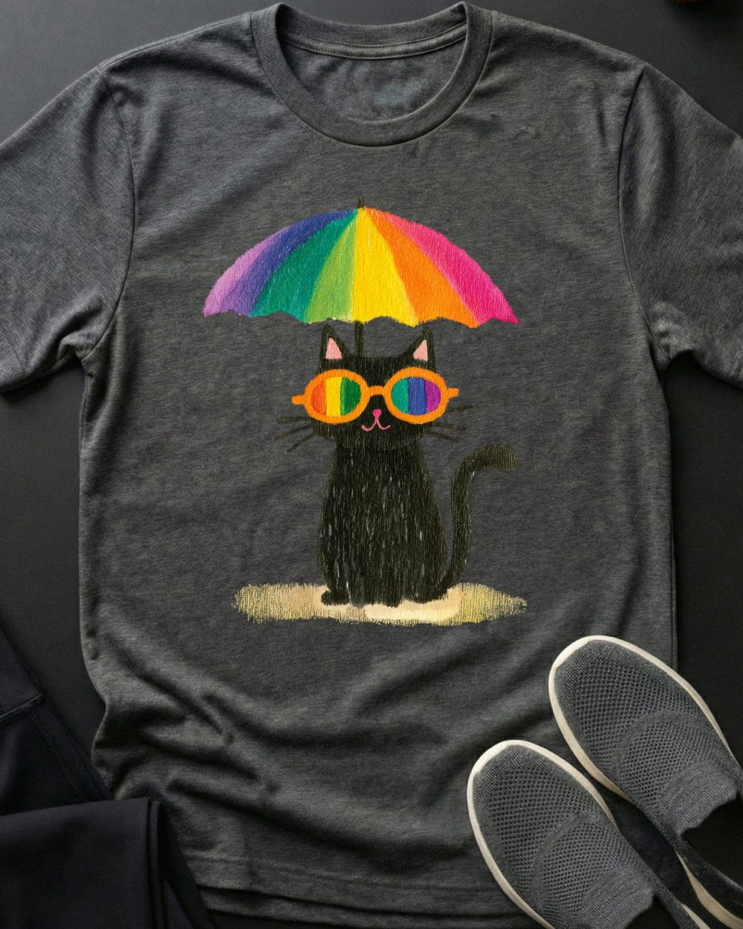 Rainbow Umbrella Tee