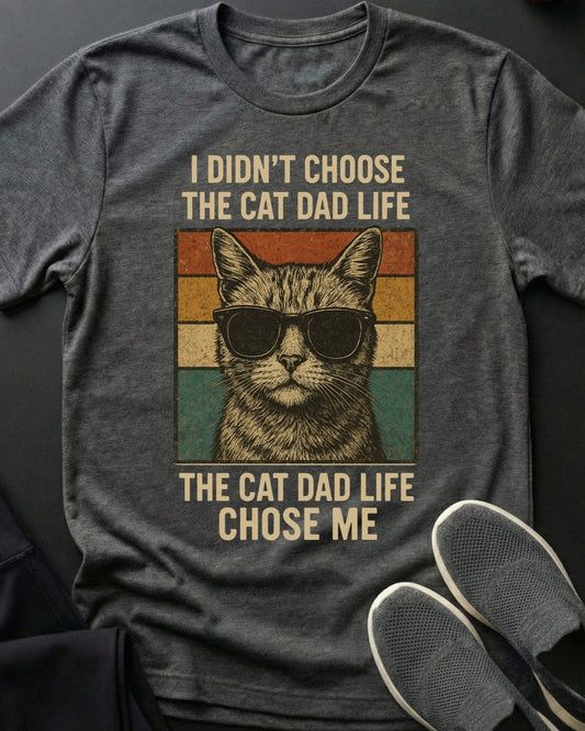Cat Dad Life Tee