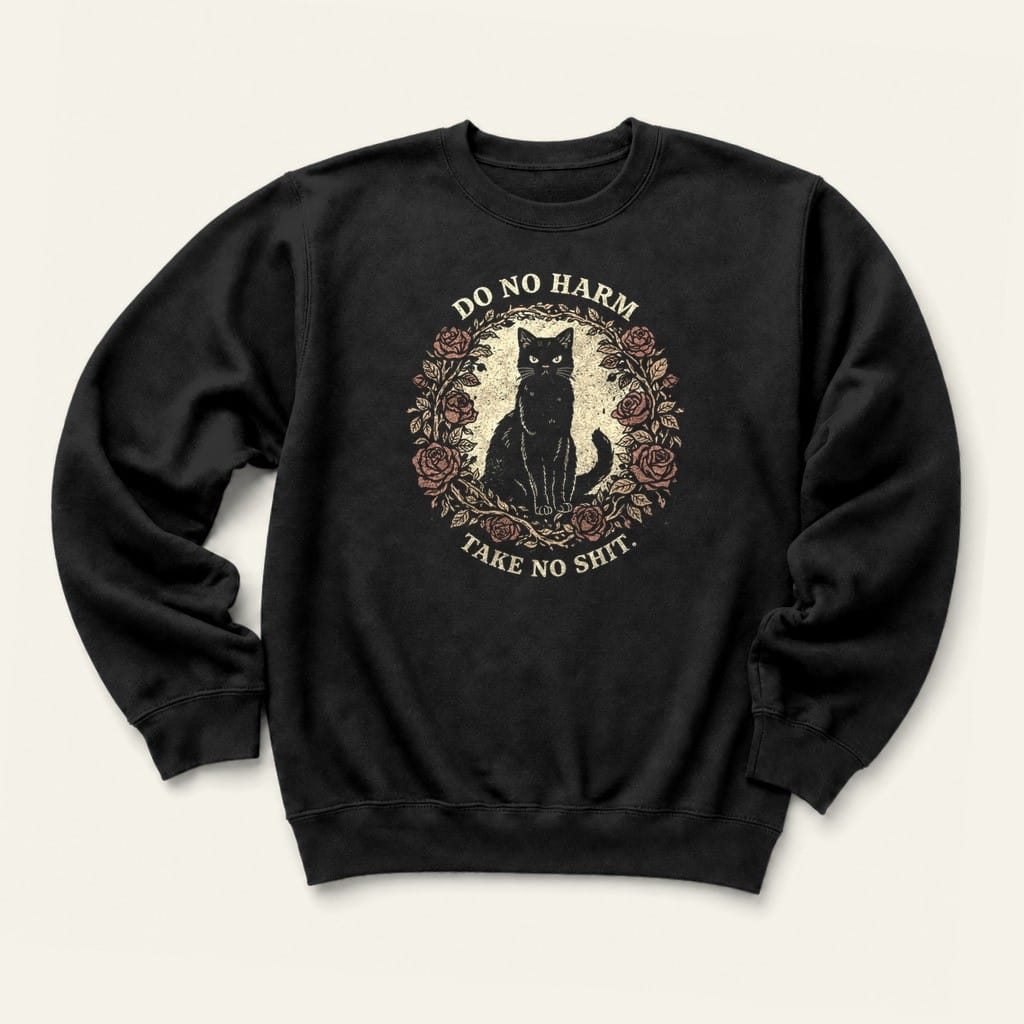 Do No Harm Sweatshirt in Black