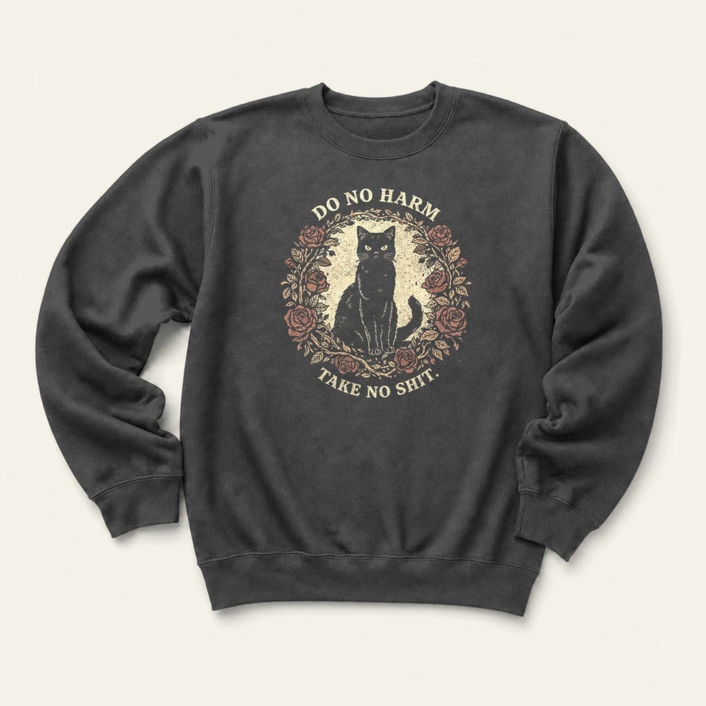 Do No Harm Sweatshirt in Dark Heather
