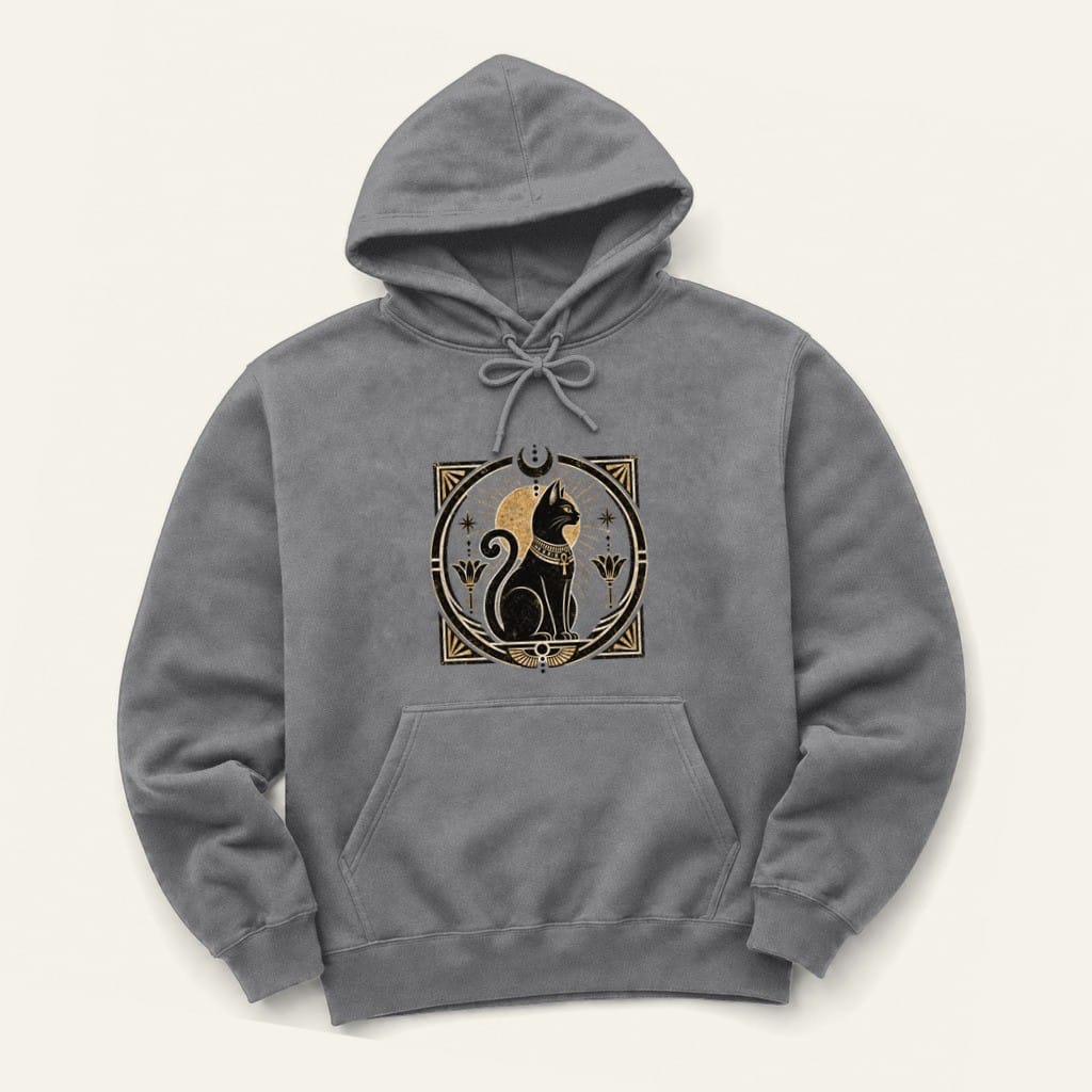 Egyptian Queen Hoodie in Graphite Heather