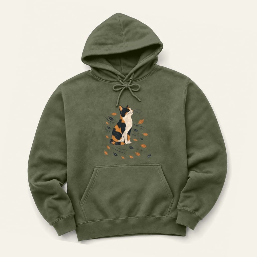 Fall Breeze Hoodie in Military Green