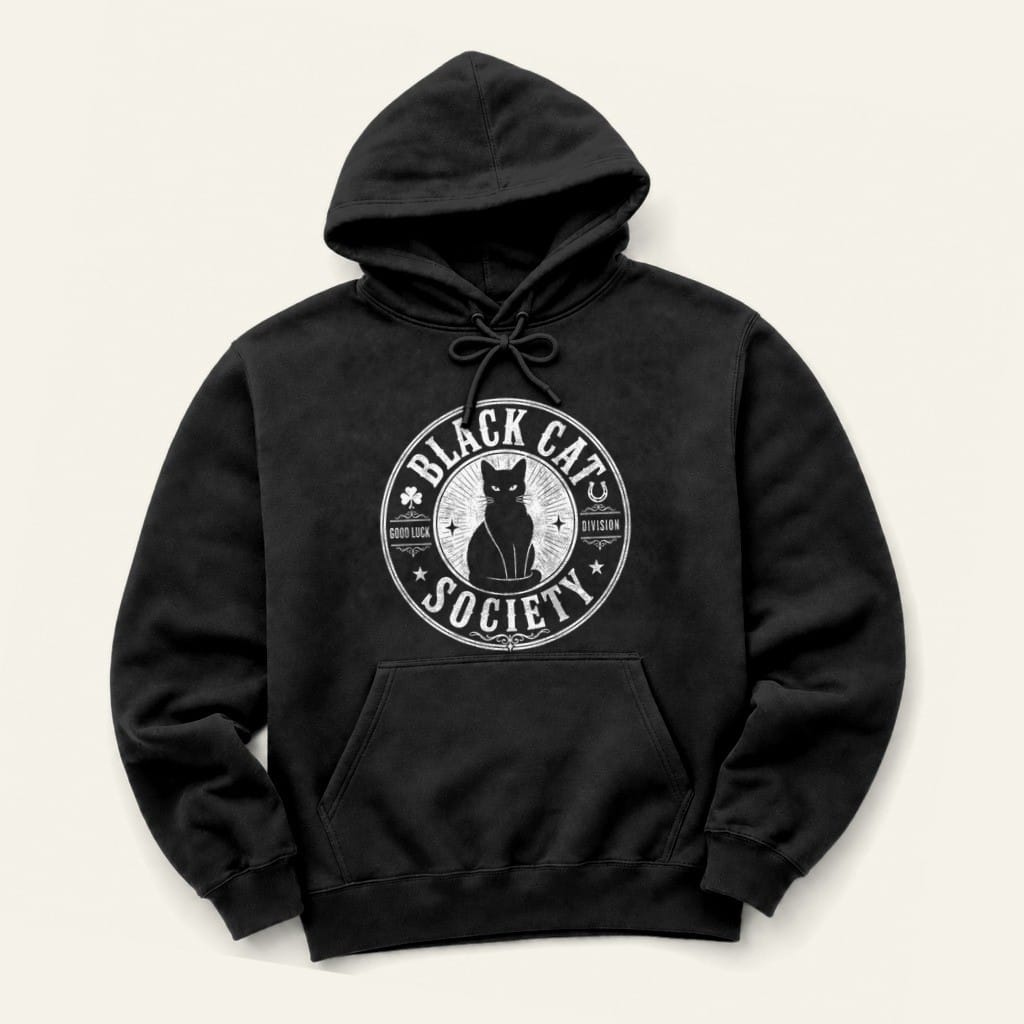 Good Luck Division Hoodie in Black