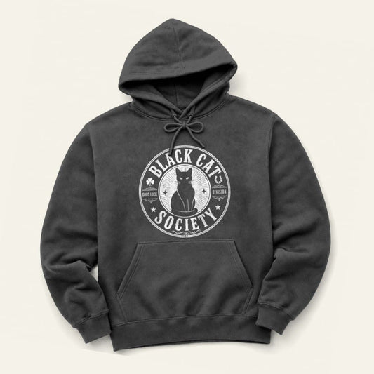 Good Luck Division Hoodie in Dark Heather