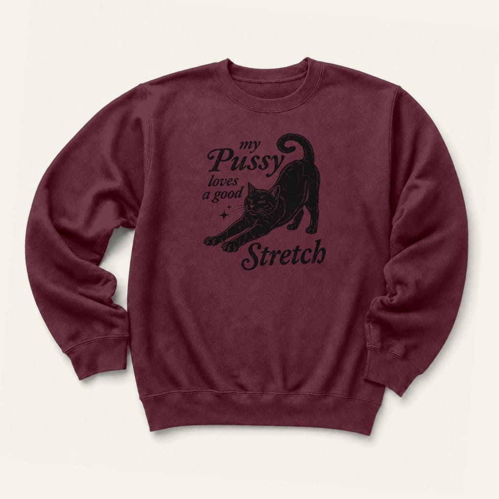 Good Stretch Sweatshirt in Maroon