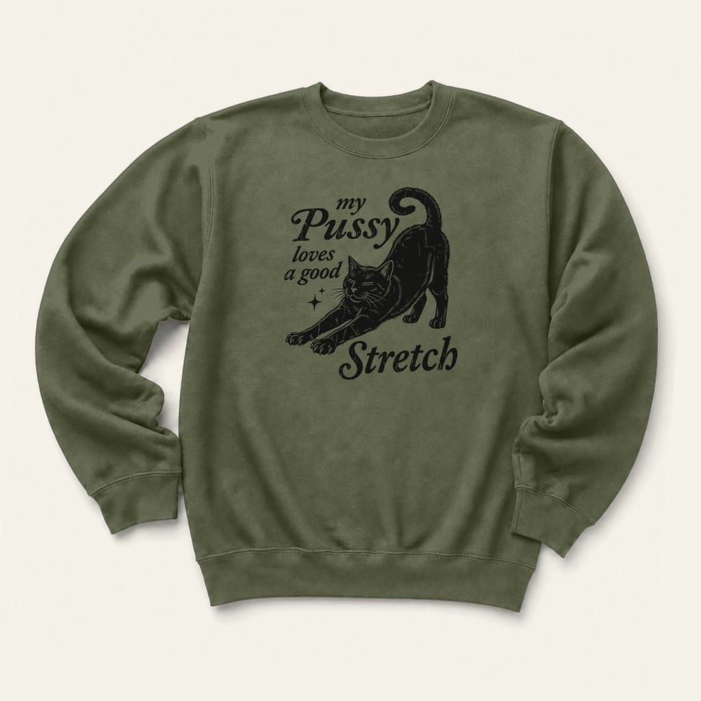 Good Stretch Sweatshirt in Military Green