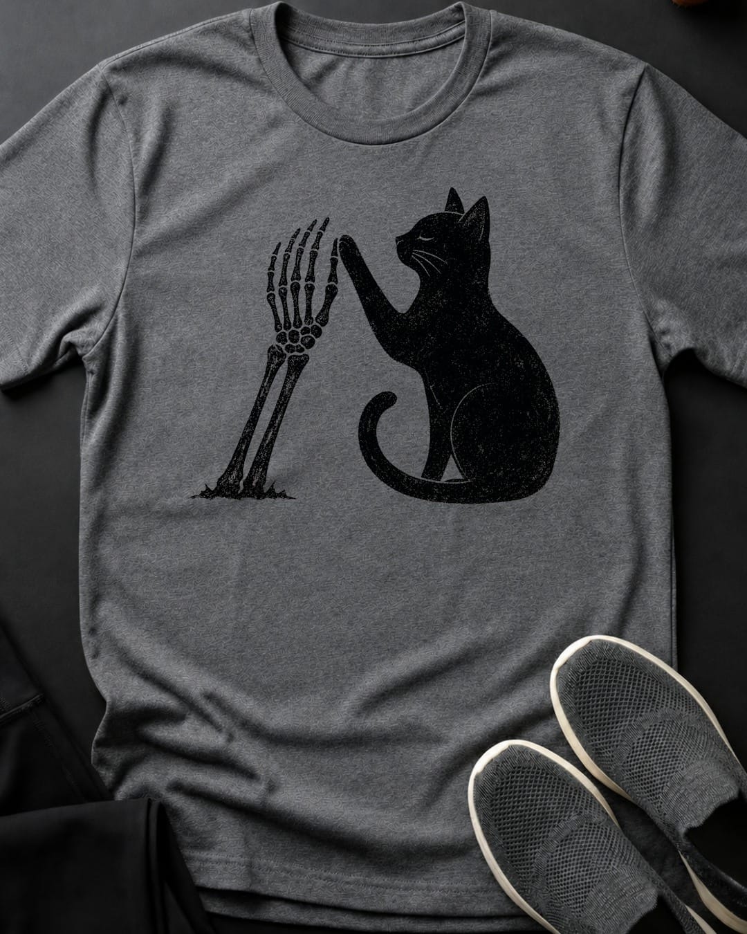 Skeleton High Five Tee