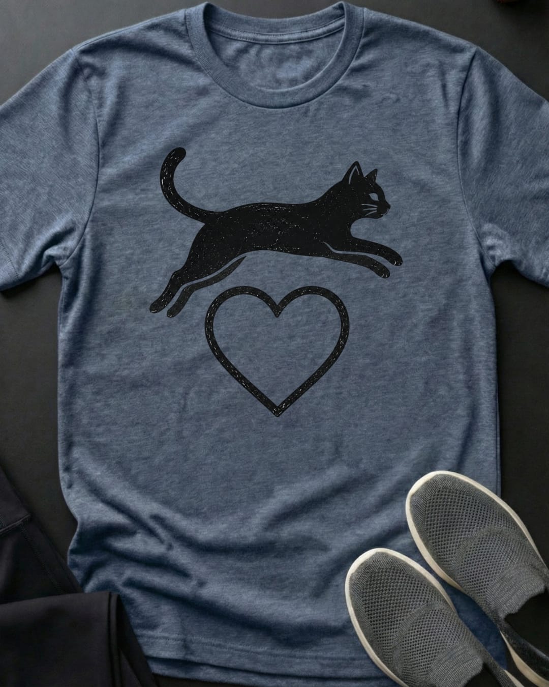Black Cat Love Tee