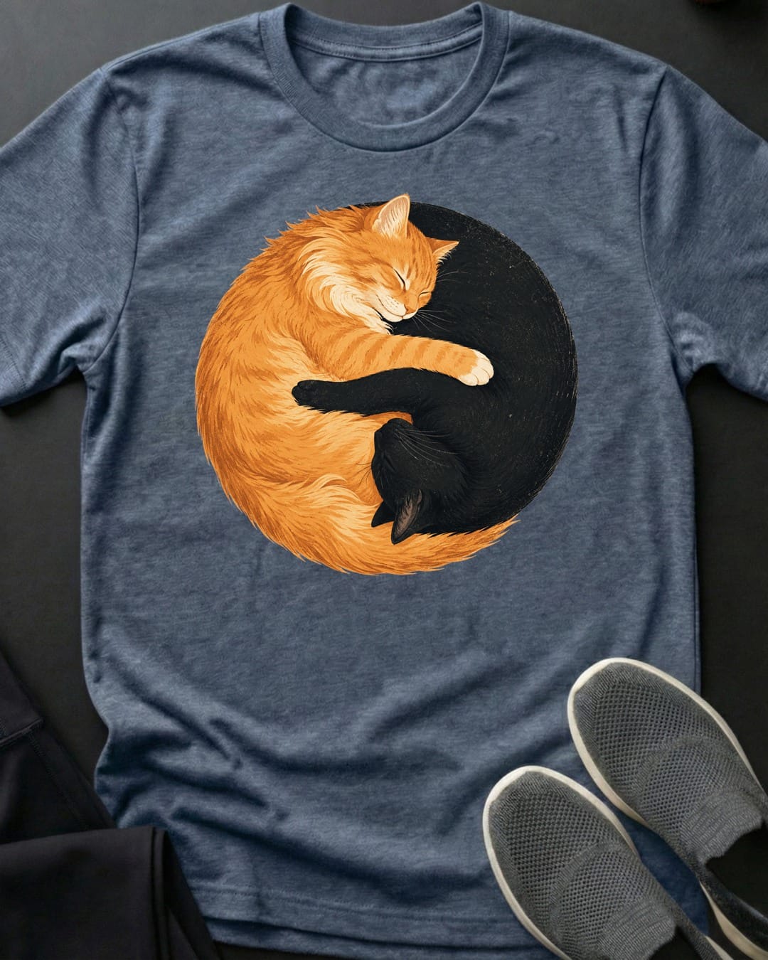 Yin Yang Orange Tee