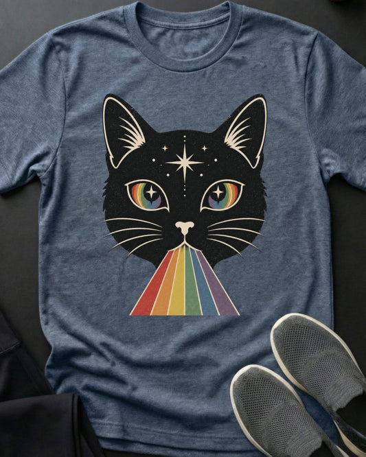 Rainbow Meow Tee