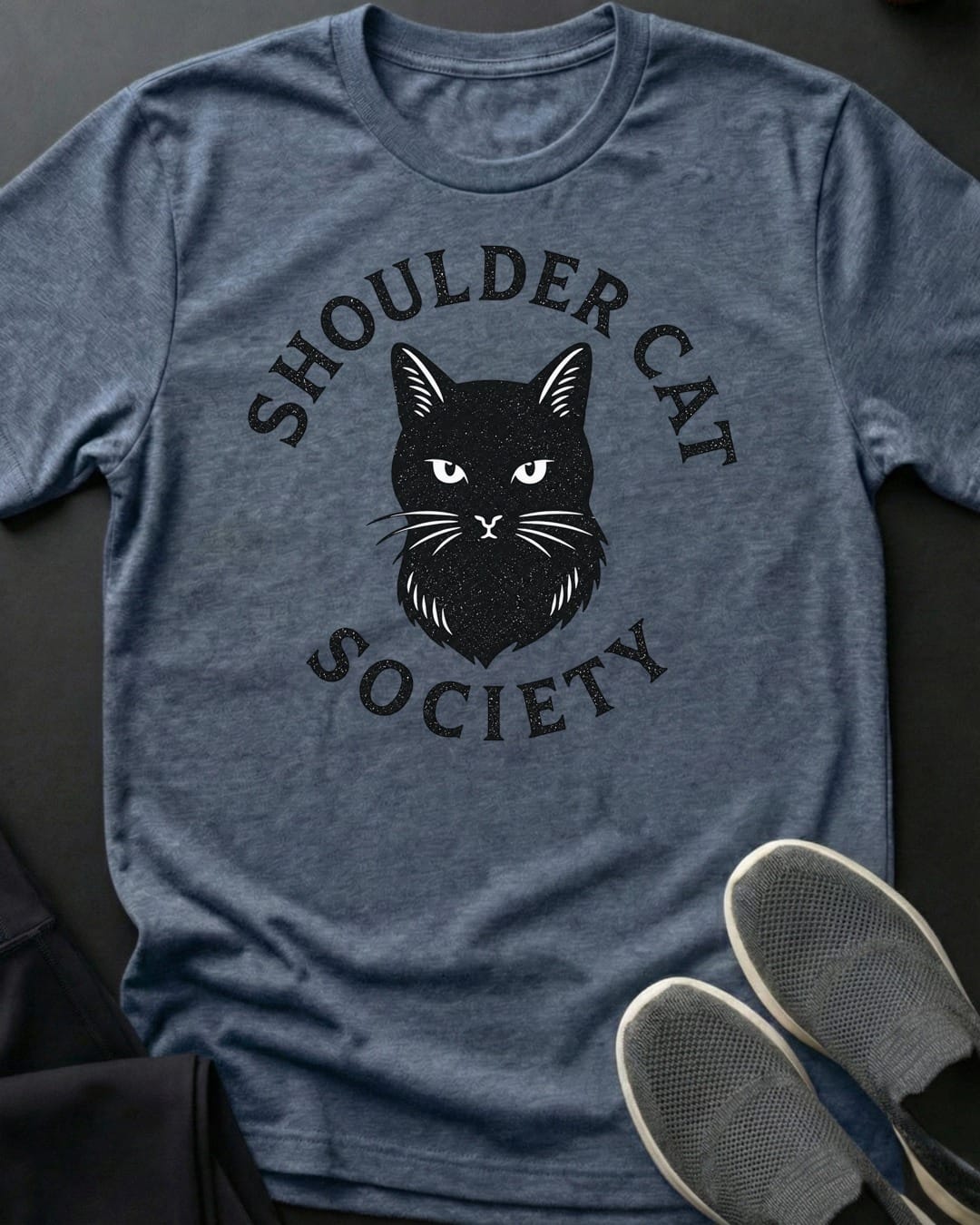 Shoulder Cat Society Tee