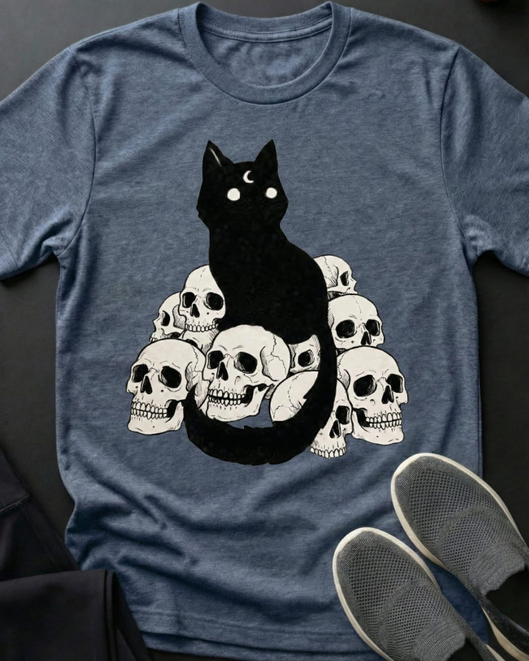 Skull Kitty Tee