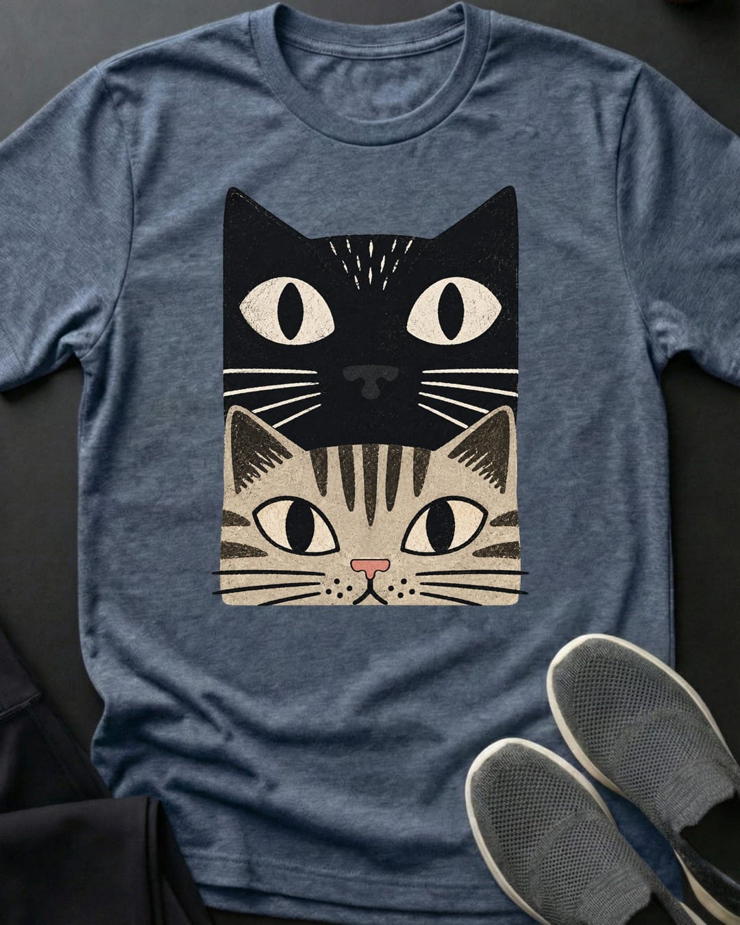 Tabby Cat Stack Tee