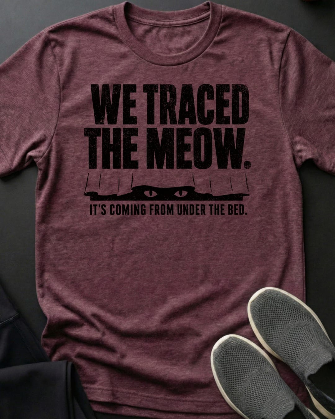 Meowing Traced Tee