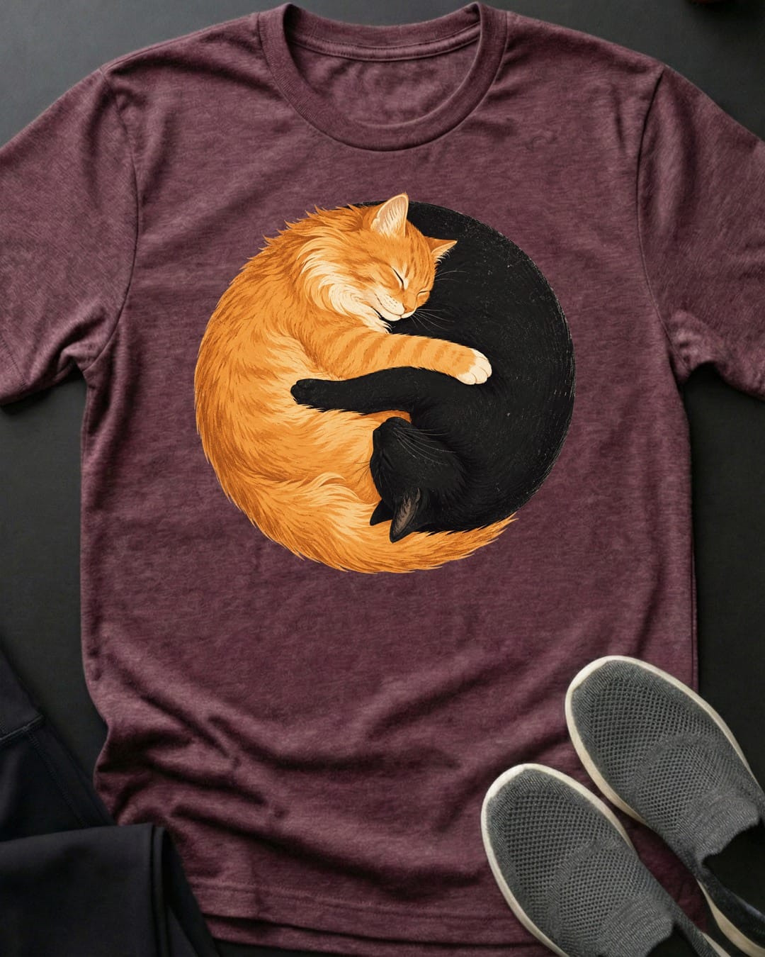 Yin Yang Orange Tee