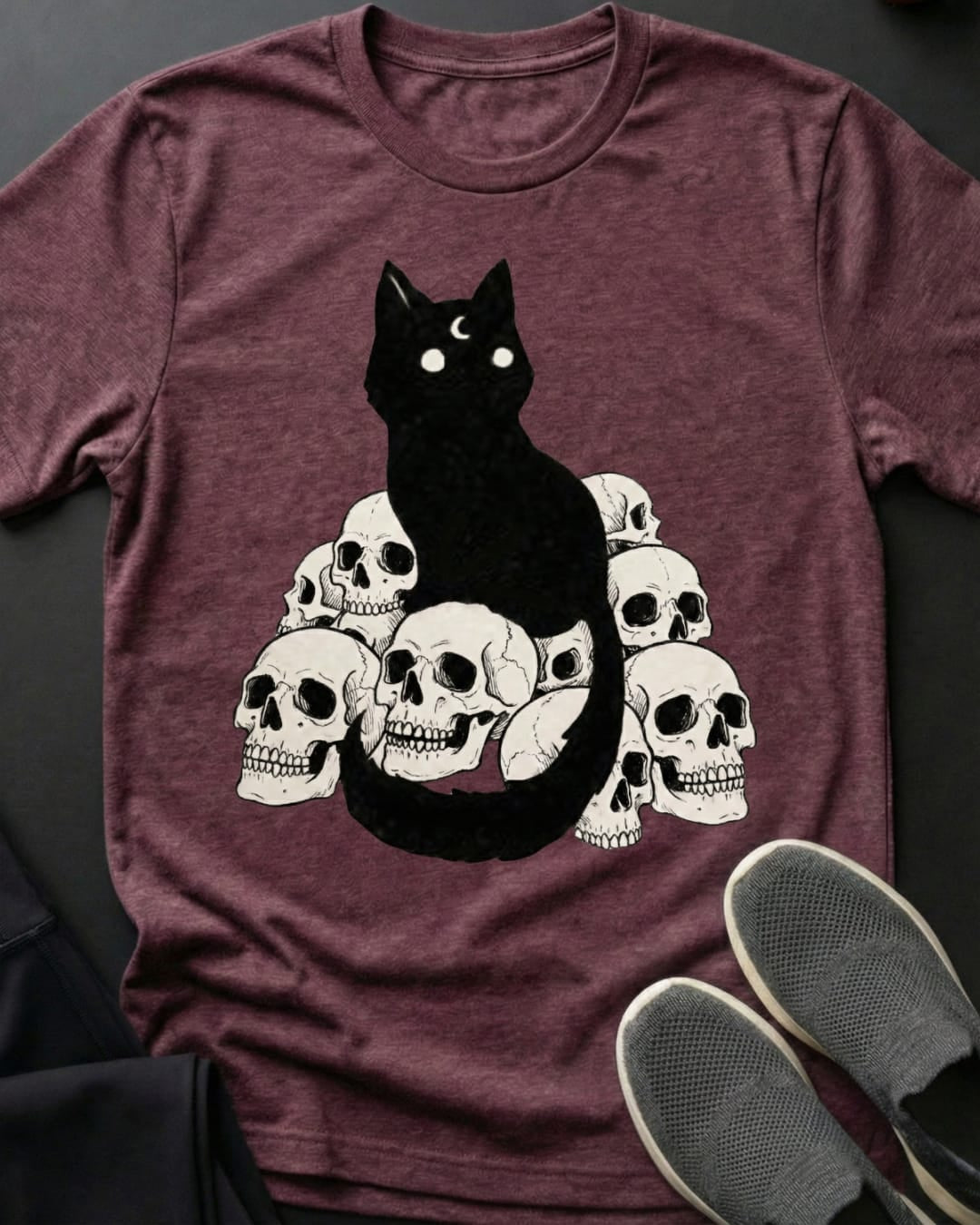 Skull Kitty Tee