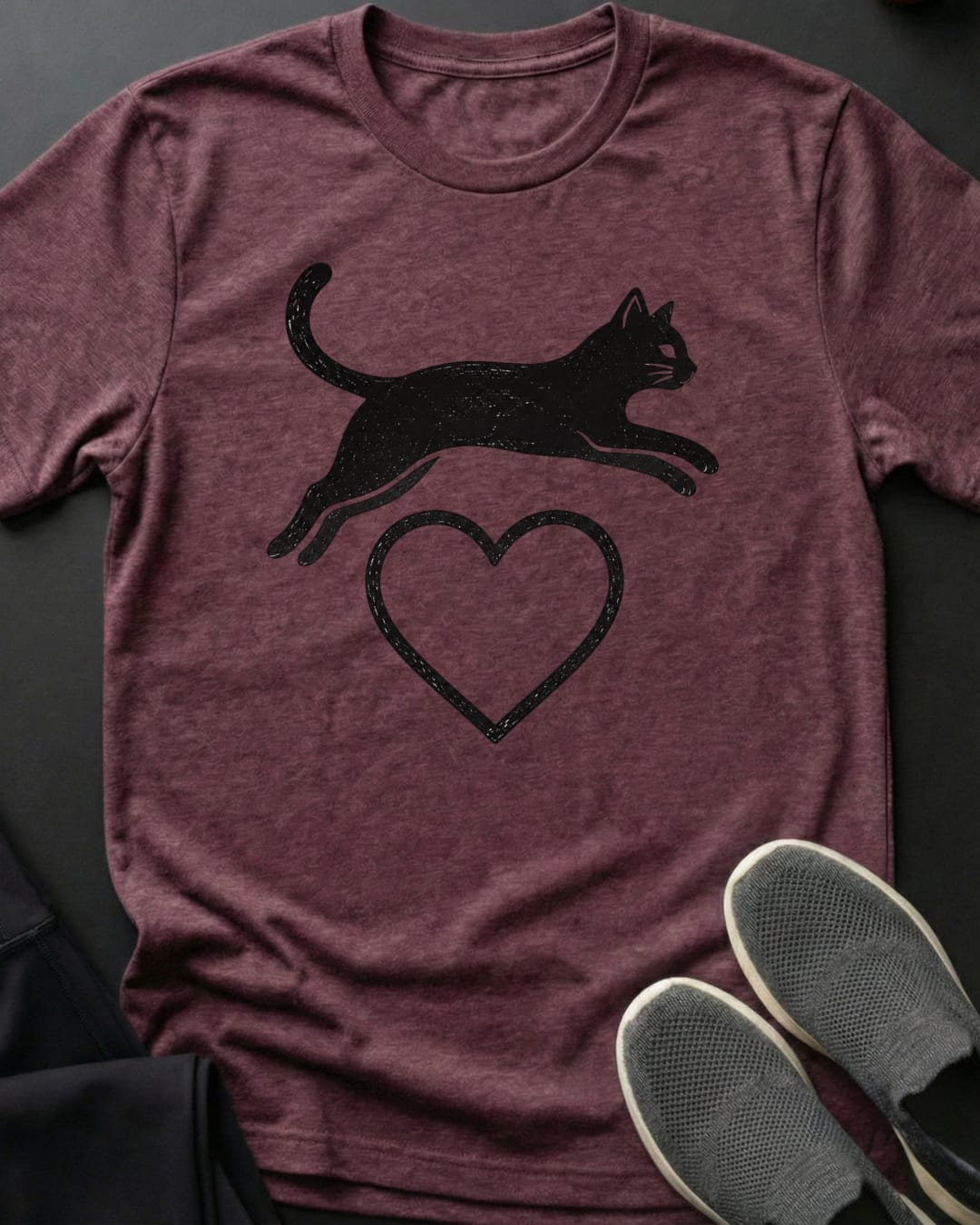 Black Cat Love Tee