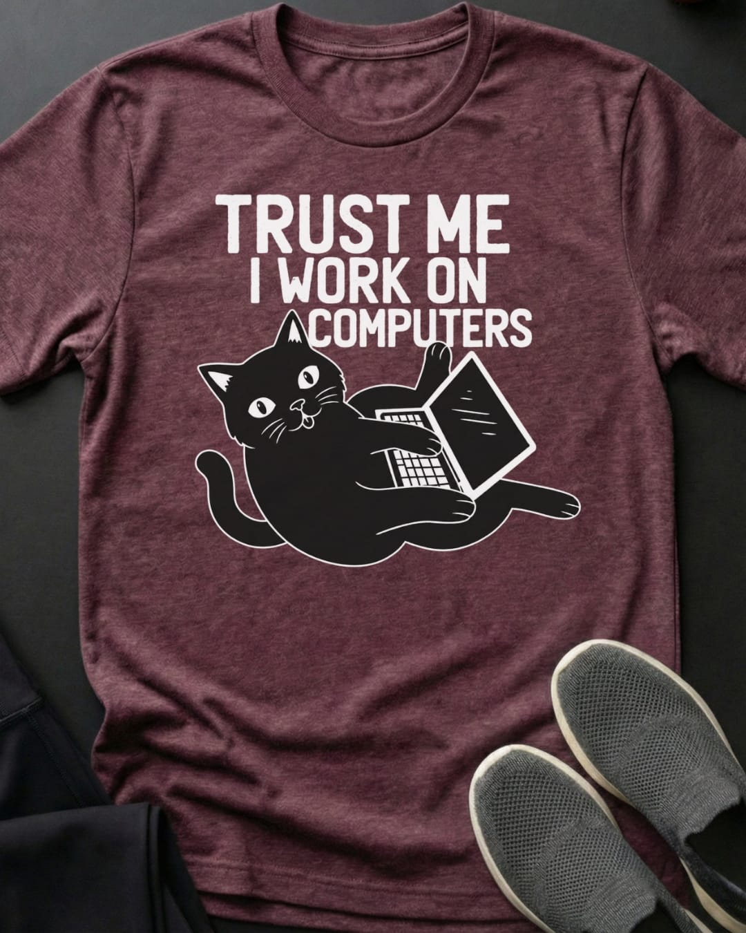 I Work On Computers Tee