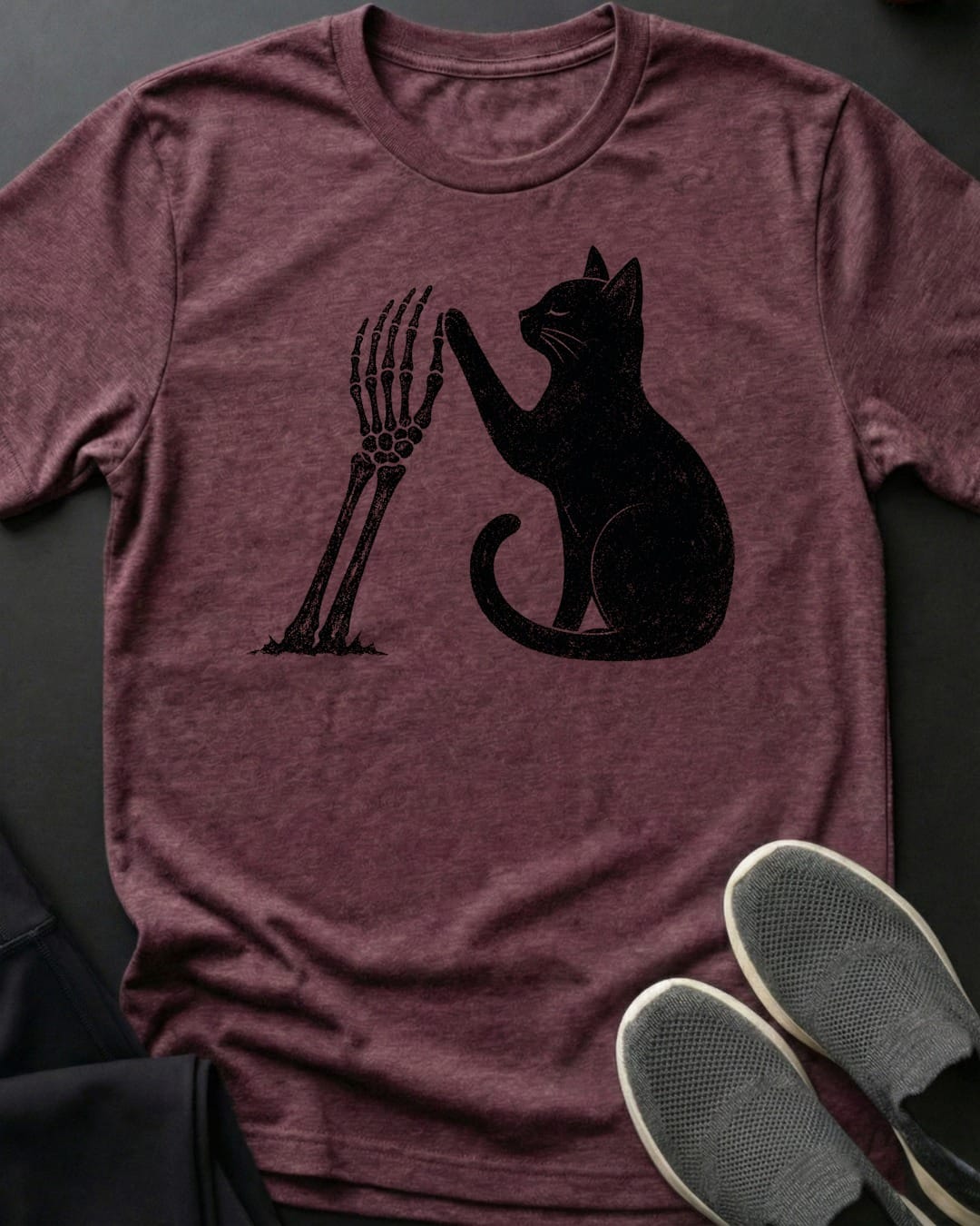 Skeleton High Five Tee