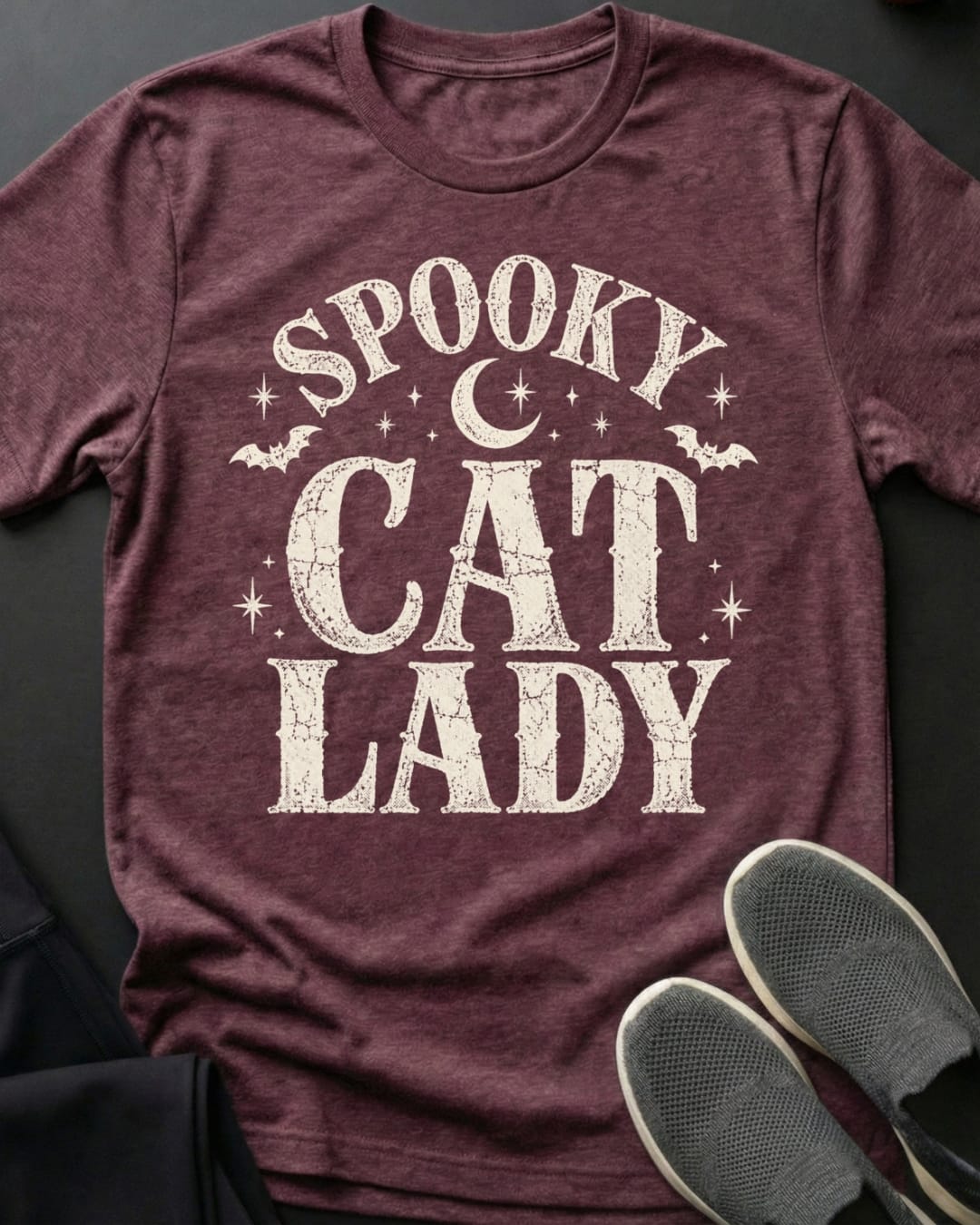 Spooky Cat Lady Tee