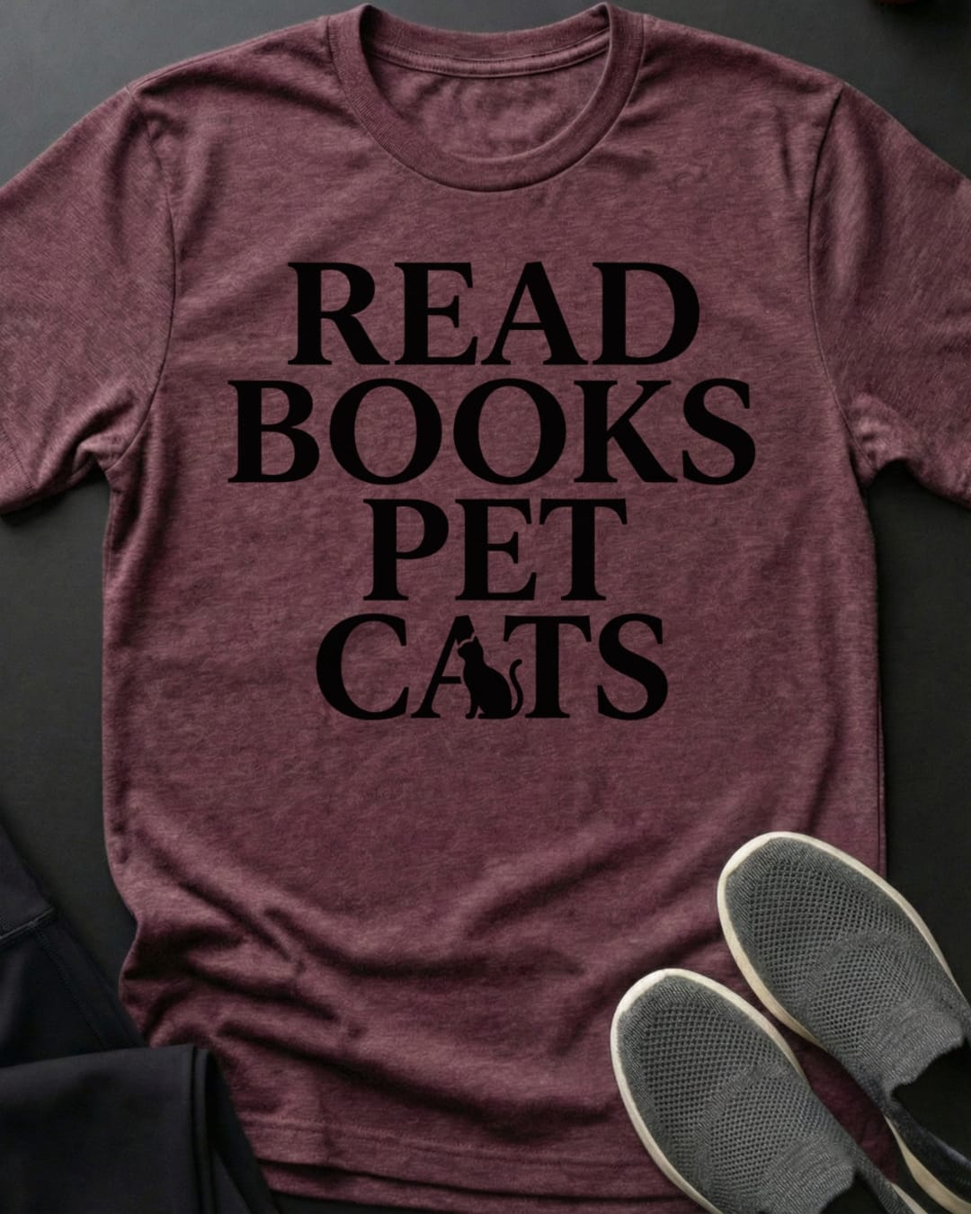 Read Books Pet Cats Tee