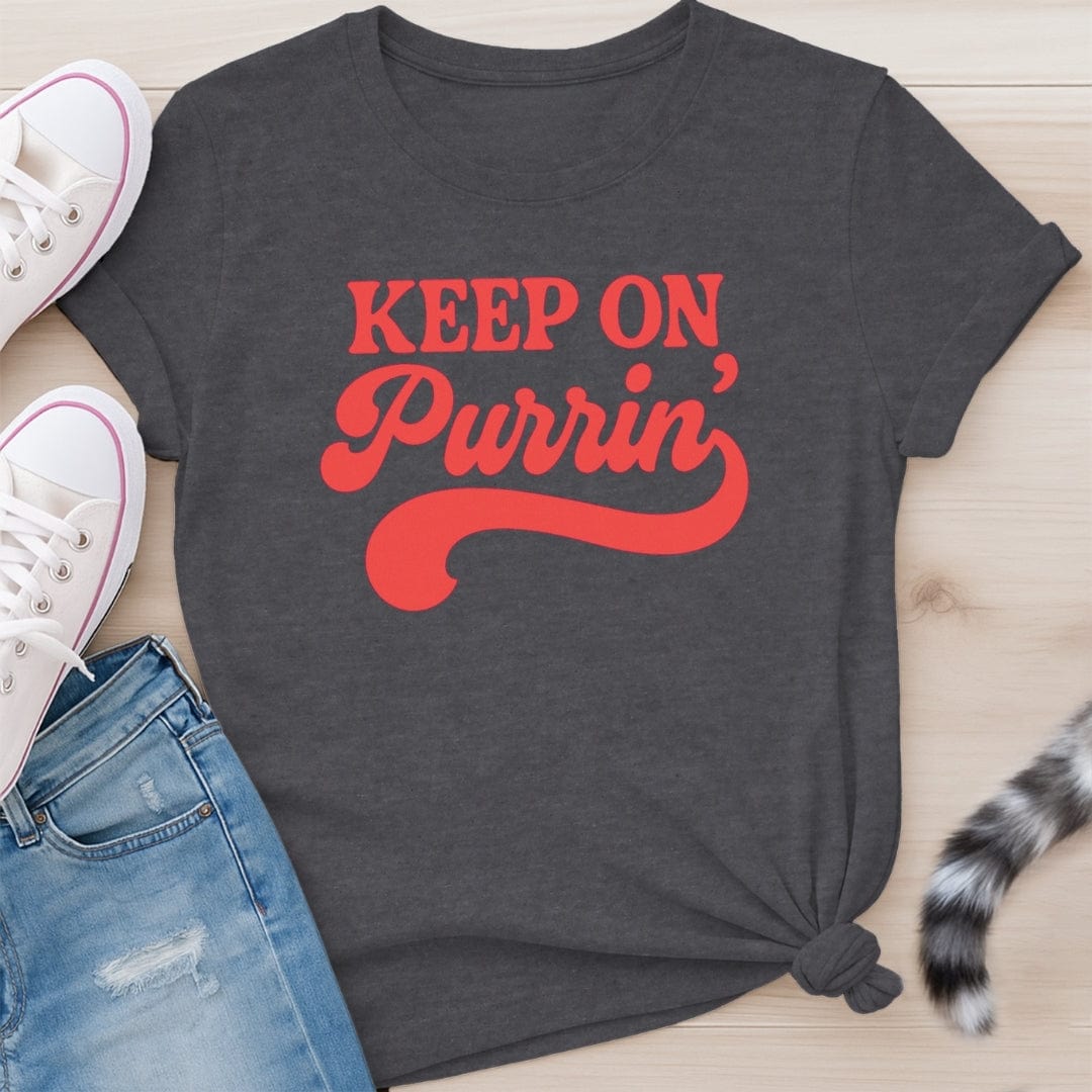 KEEP ON PURRIN T-SHIRT
