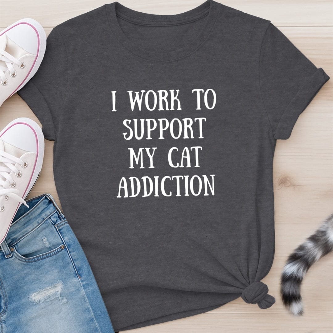 CAT ADDICTION T-SHIRT