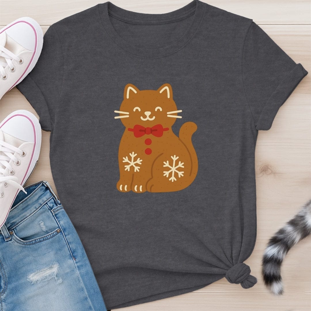 GINGER BREAD CAT T-SHIRT