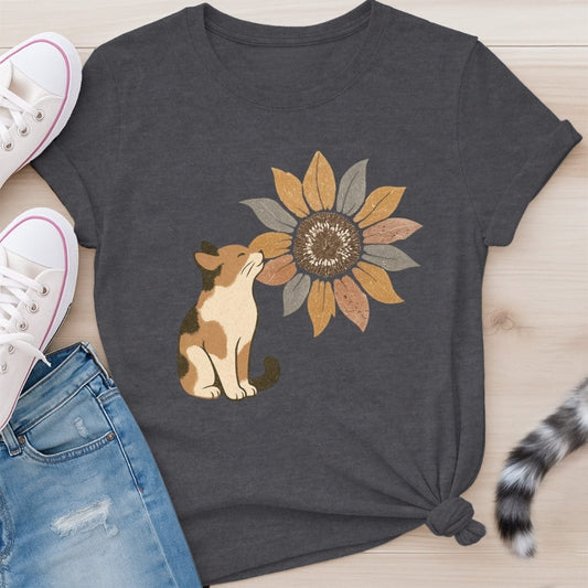 SUNFLOWER KITTY T-SHIRT