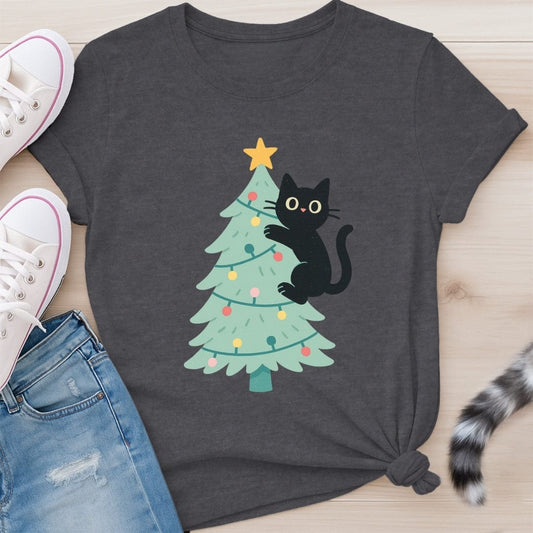 CHRISTMAS KITTY T-SHIRT