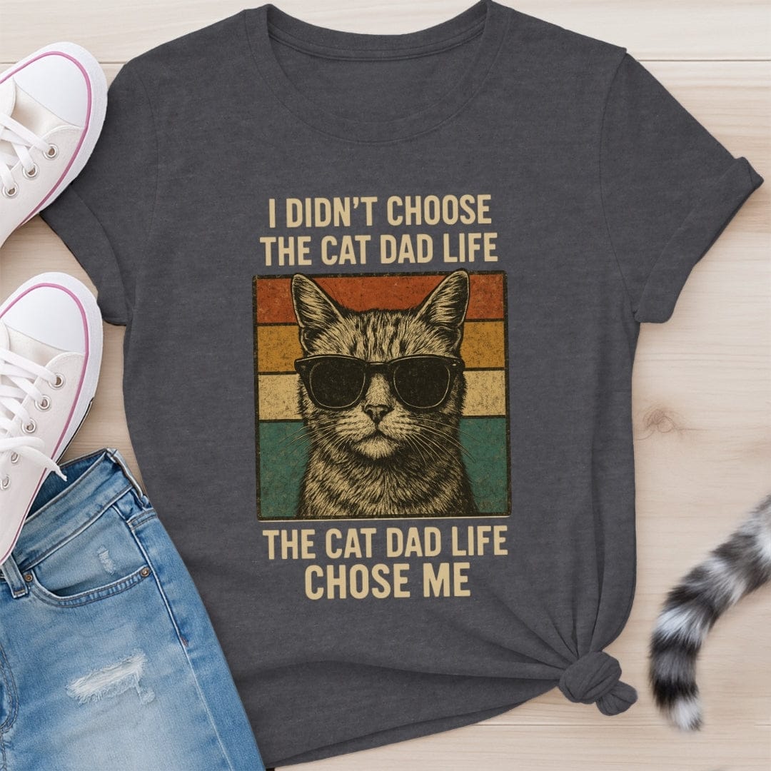 CAT DAD LIFE T-SHIRT