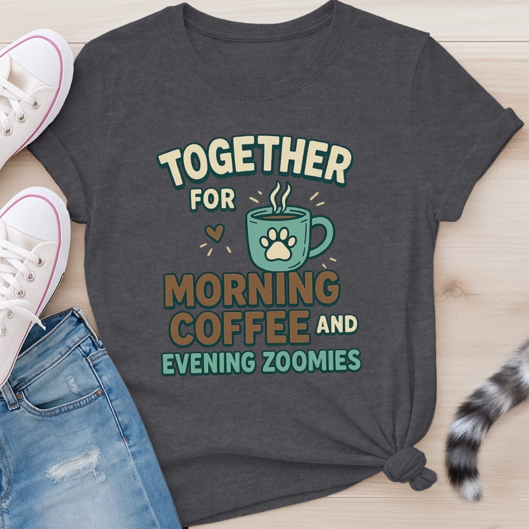 COFFEE AND ZOOMIES T-SHIRT