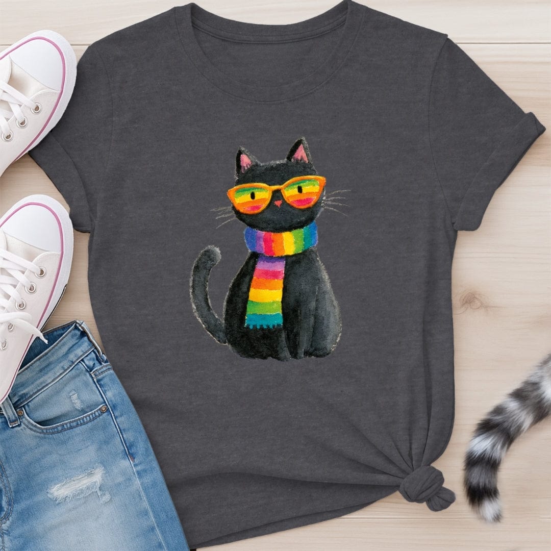 COLORFUL CAT T-SHIRT
