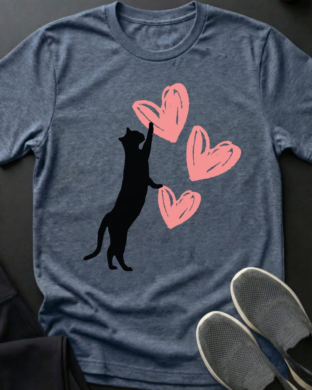 Kitty Hearts Tee