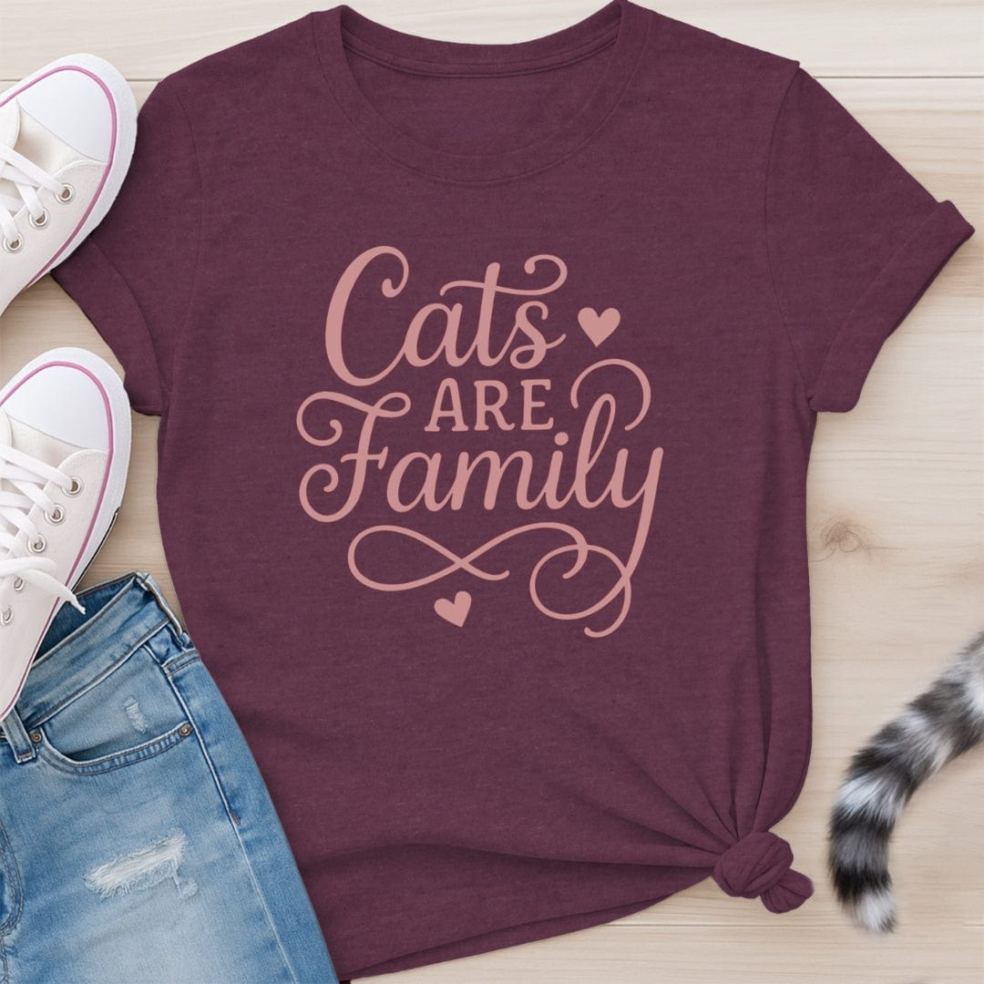 CATS ARE FAMILY T-SHIRT