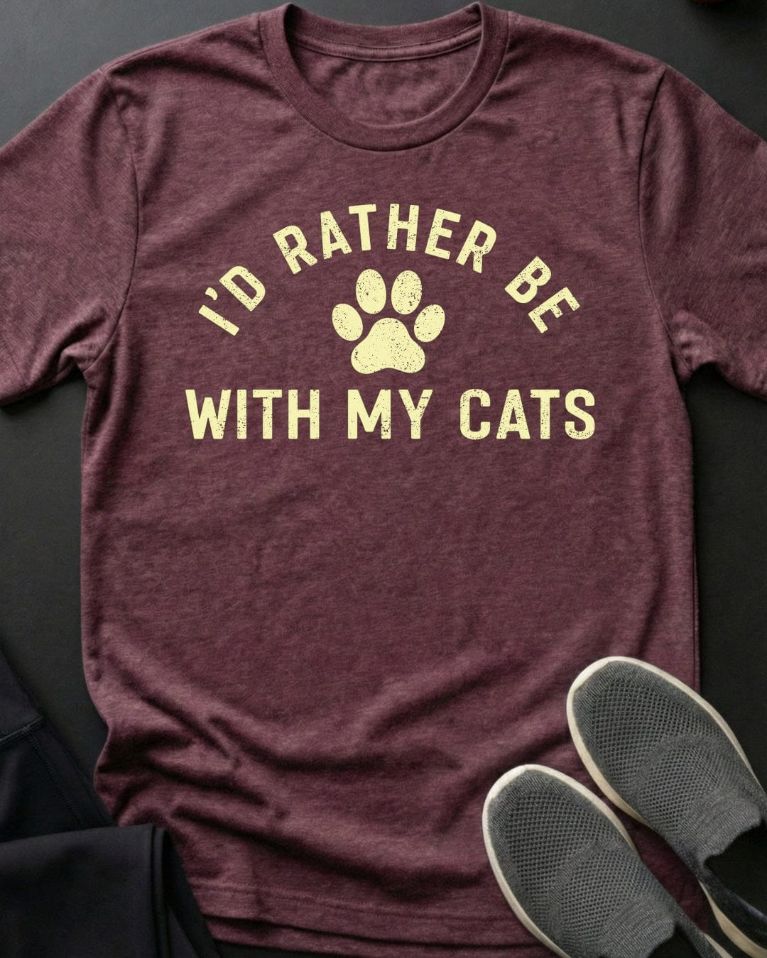 With My Cats Tee