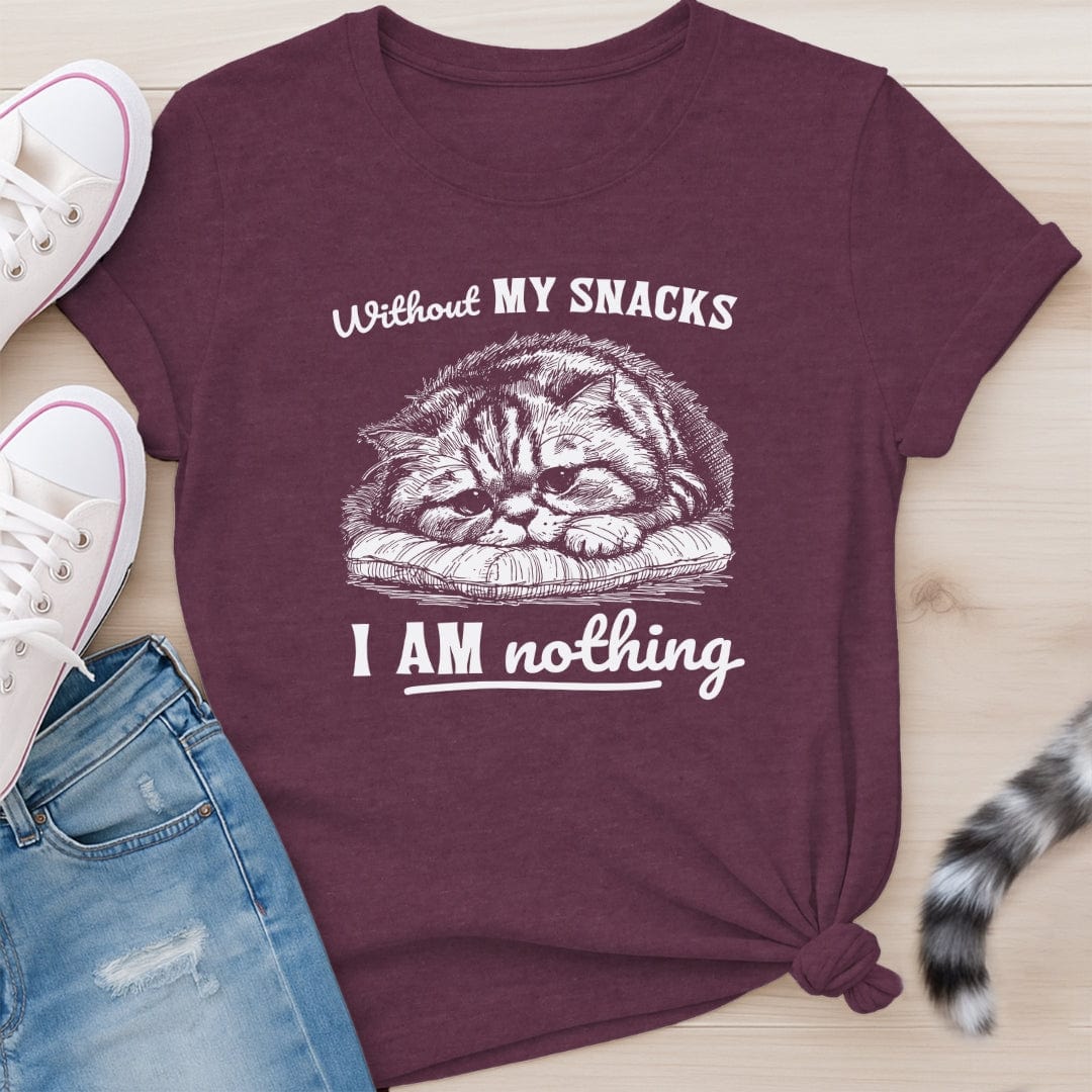 WITHOUT SNACKS T-SHIRT