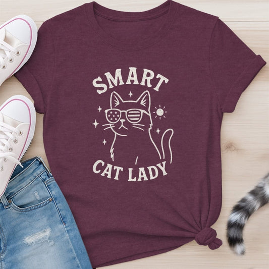 SMART CAT LADY T-SHIRT
