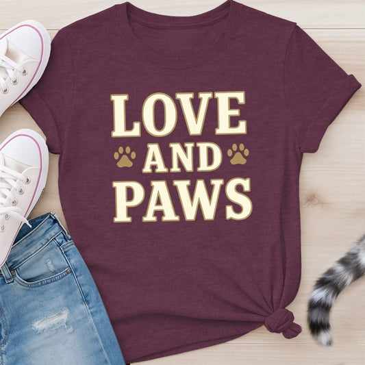 LOVE & PAWS T-SHIRT