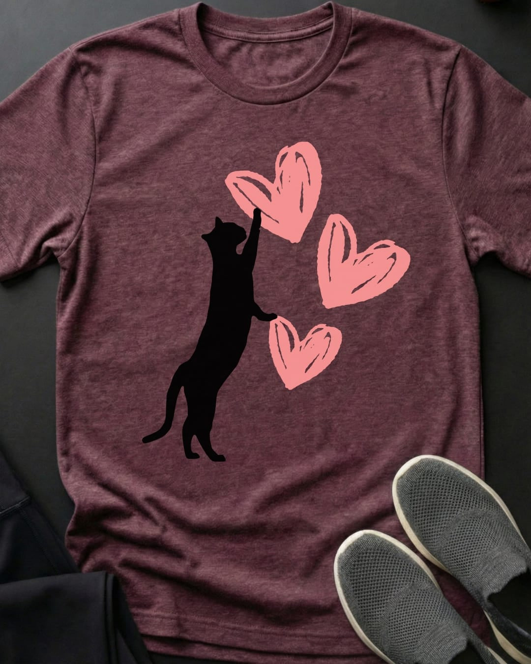 Kitty Hearts Tee