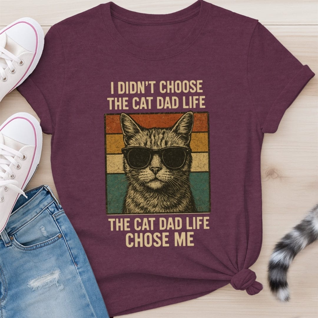 CAT DAD LIFE T-SHIRT