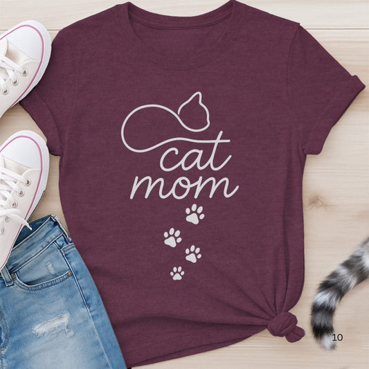CAT MOM T-SHIRT