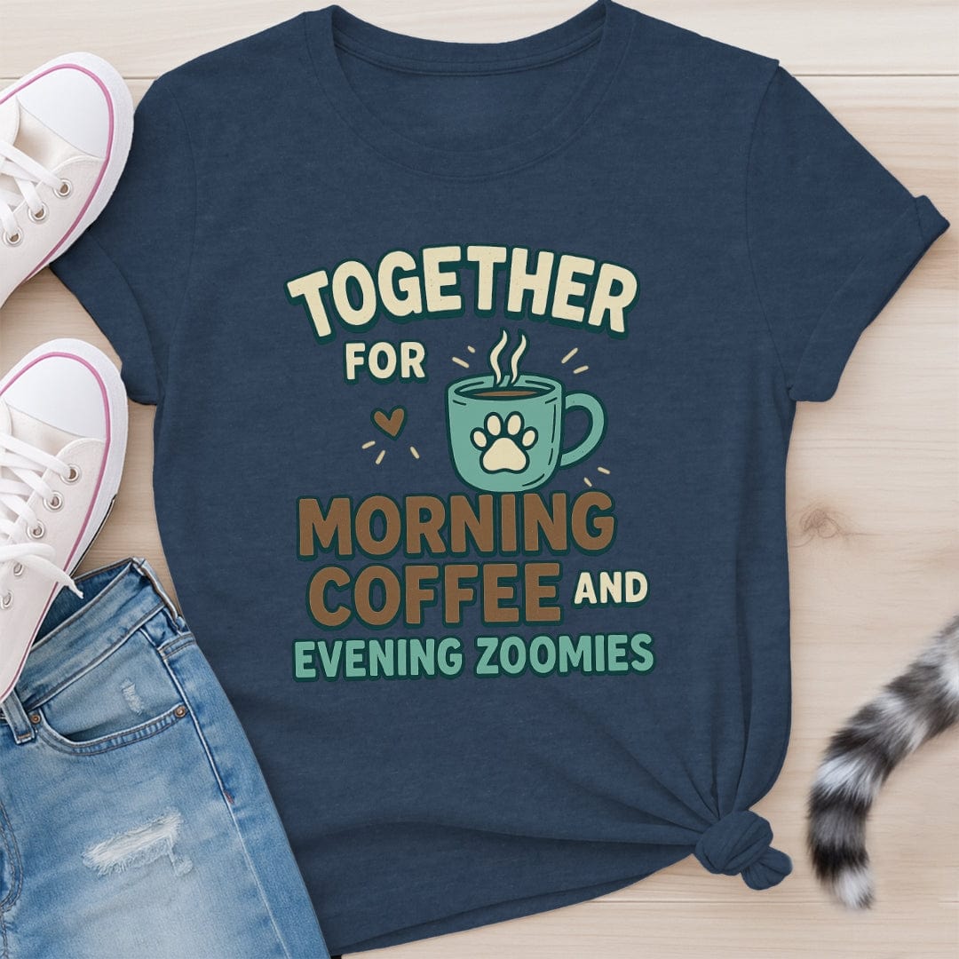 COFFEE AND ZOOMIES T-SHIRT