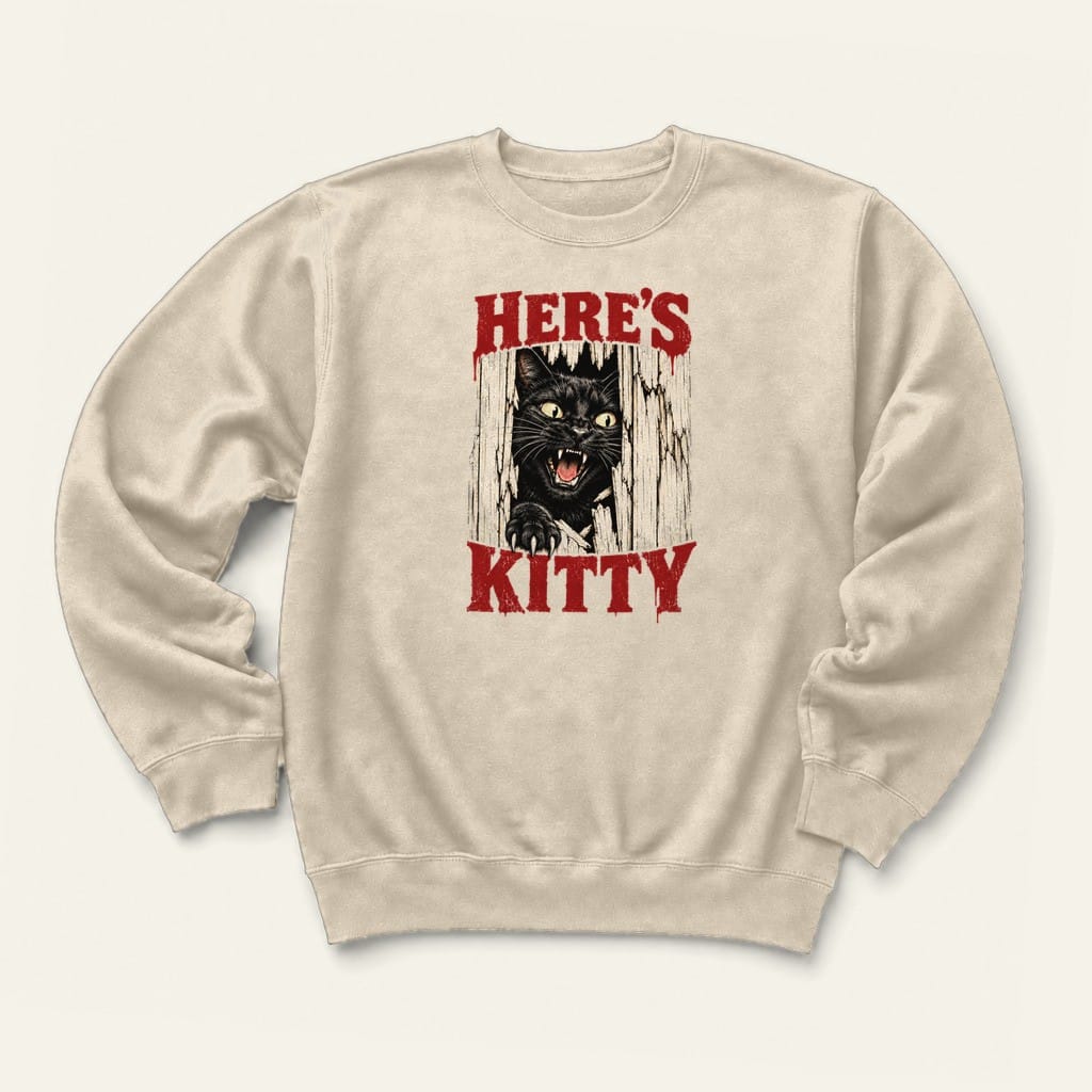 Here's Kitty Sweatshirt in Sand
