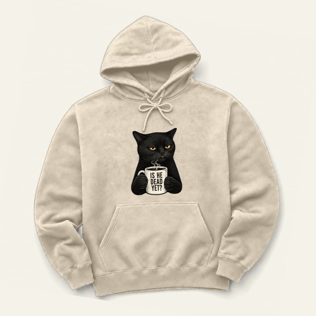 Is He Dead Hoodie in Sand