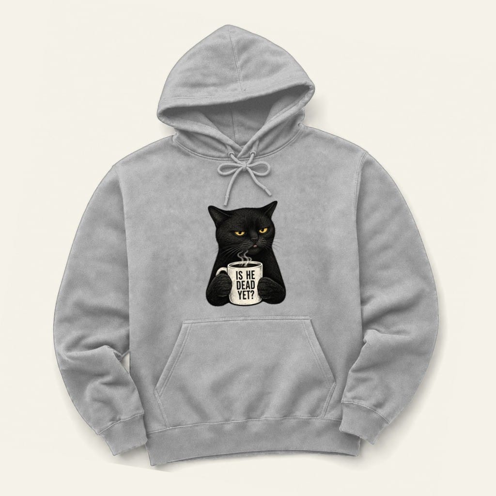 Is He Dead Hoodie in Sport Grey
