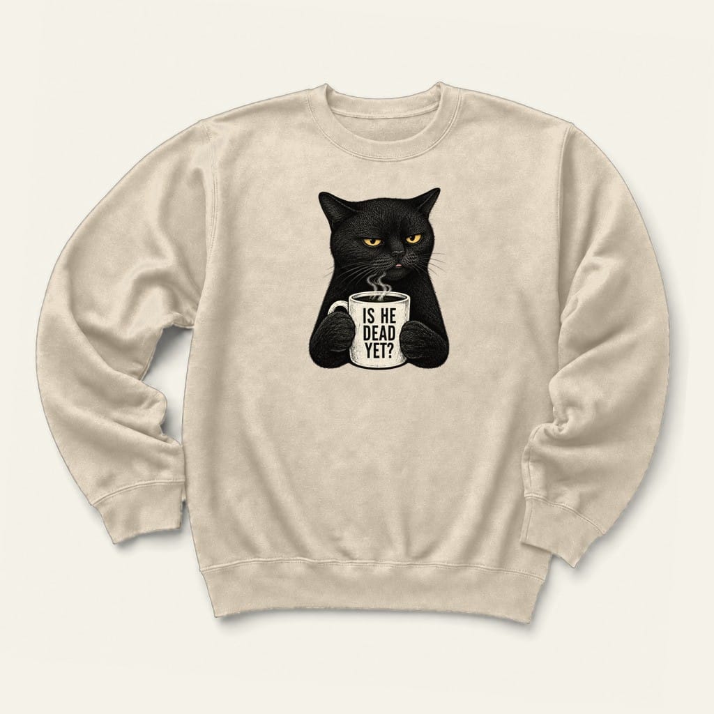 Is He Dead Sweatshirt in Sand
