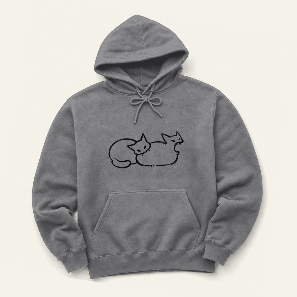 Just Chillin' Hoodie in Graphite Heather