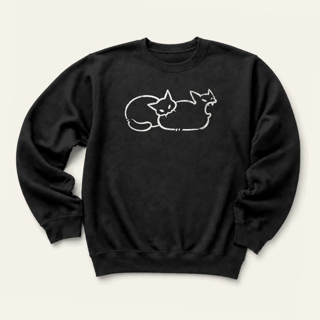 Just Chillin' Sweatshirt in Black
